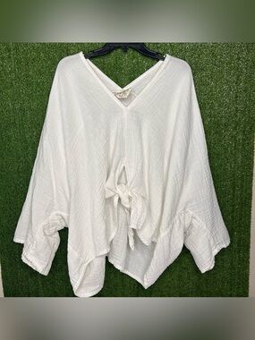 Miranda Bennett Studio Bubble Gauze Kahlo Top One Size A24